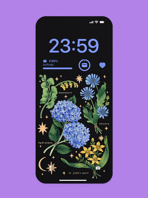 4K HD Wallpaper Background- Mystery Flowers for iPhone and Android