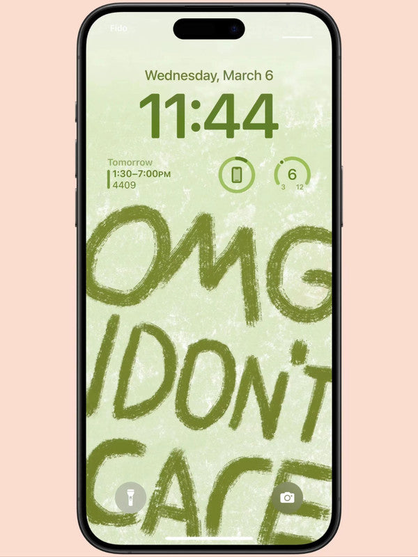 4K HD Wallpaper Background- I DONT CARE for iPhone and Android