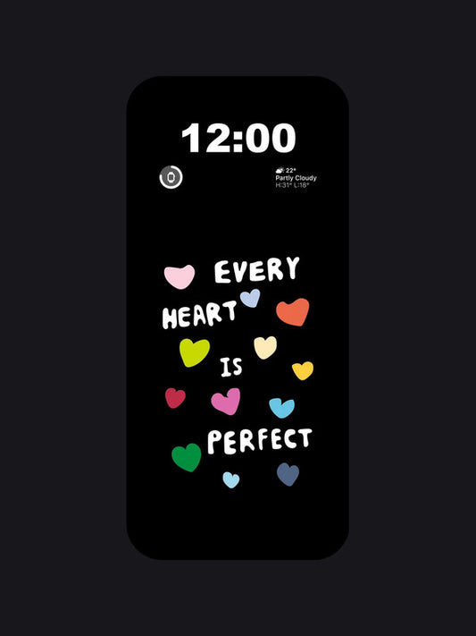 4K HD Wallpaper Background- Flying hearts for iPhone and Android