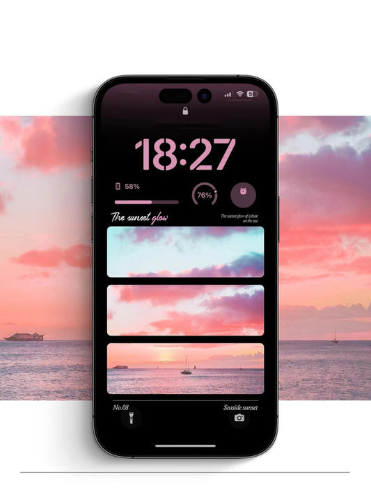 4K HD Wallpaper Background- Sunside sunset for iPhone and Android