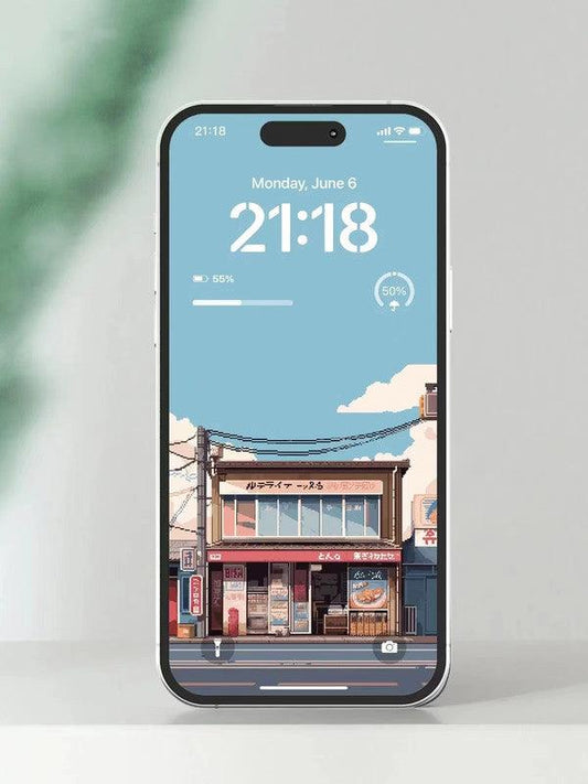 Original 4K HD Wallpaper - Vintage Style A Convenience Store