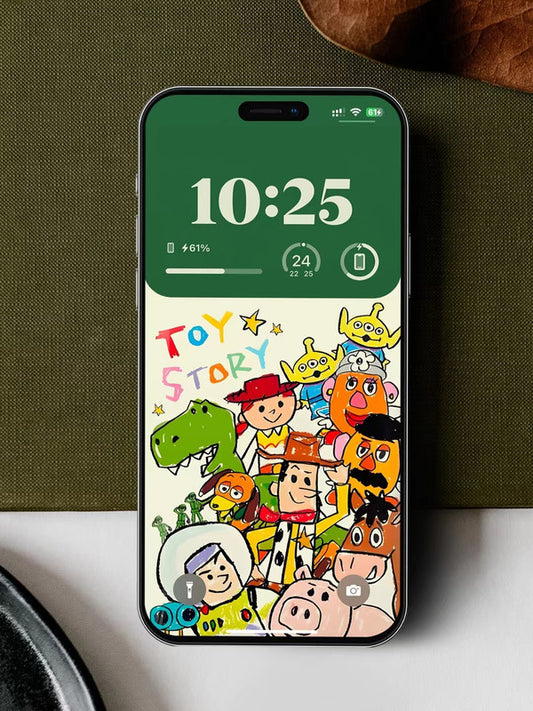 Original 4K HD Wallpaper - Hand-Painted Toy Story