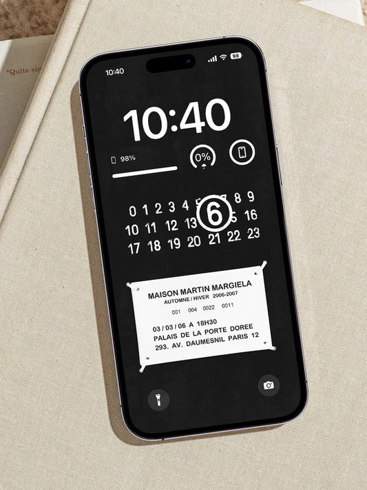 4K HD Wallpaper Background- Maison Margiela for iPhone and Android