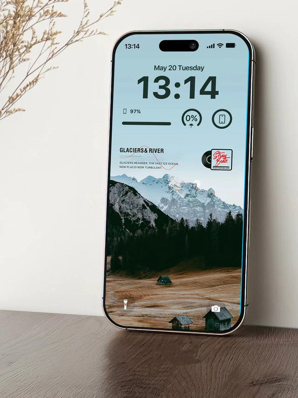 Original 4K HD Wallpaper - Glacial mountain range  for iPhone and Android