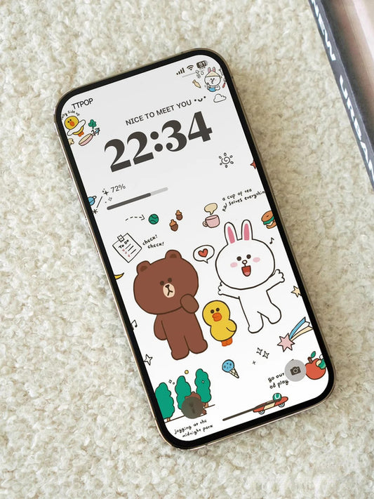 Original 4K HD Wallpaper - Line Friends