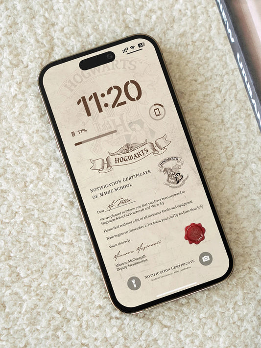 Original 4K HD Wallpaper - Hogwarts Invitation