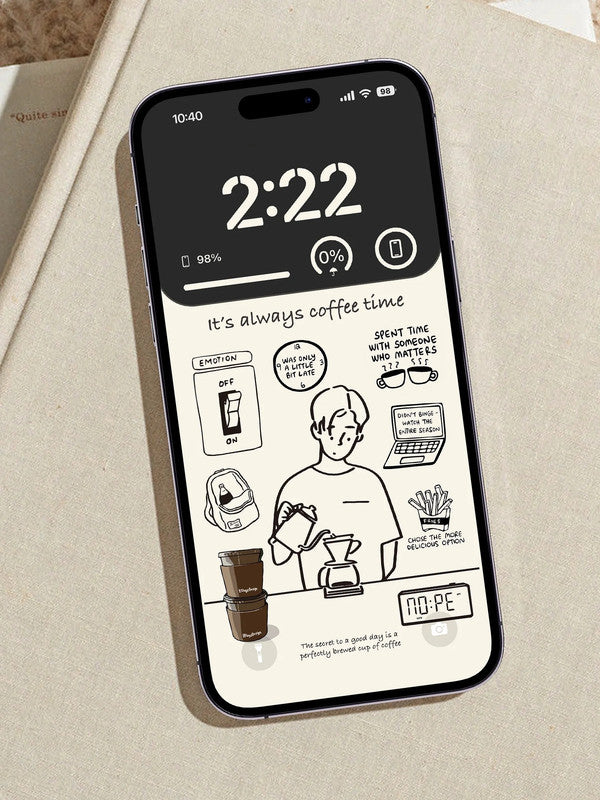 4K HD Wallpaper Background - Coffee Practice_boy