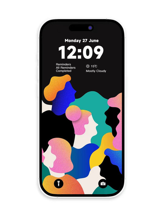 Fond d'écran 4K HD - Toi, moi et lui pour iPhone et Android