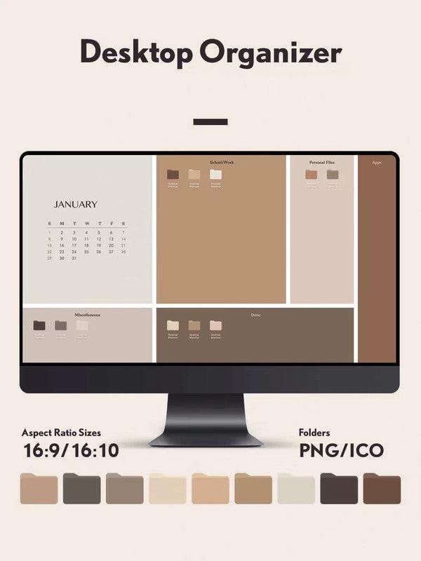 2024 Desktop Wallpaper Organizer Backgrounds HD - Brown serenity
