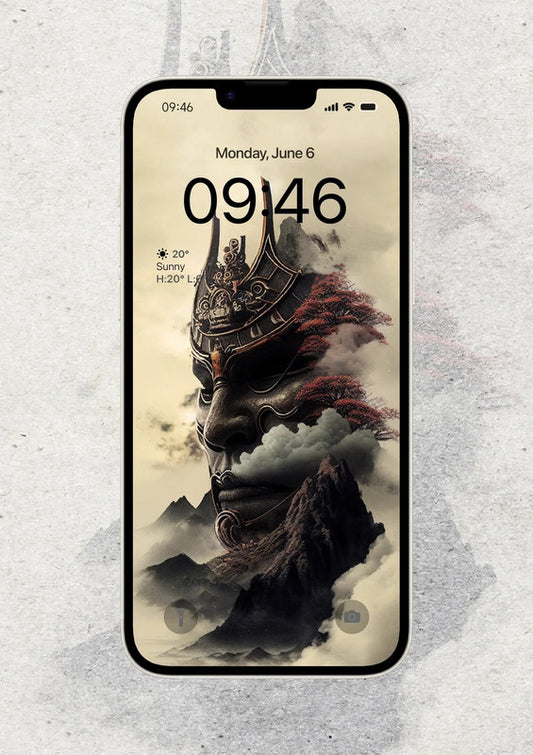 Original 4K HD Wallpaper - Samurai Mask