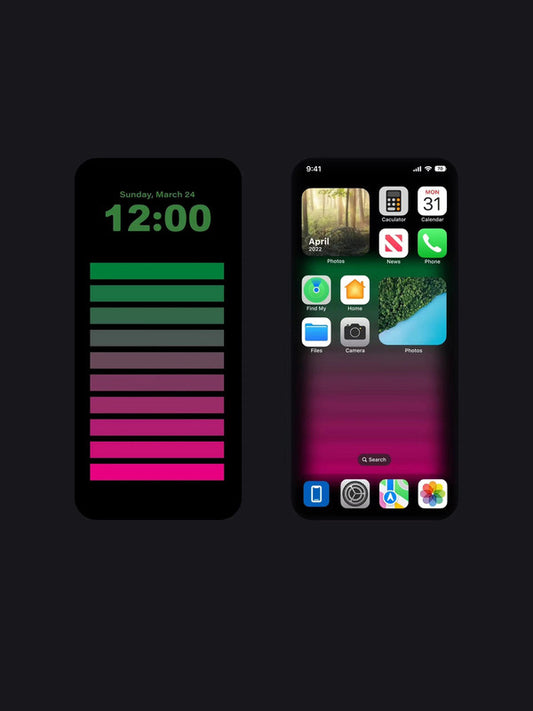 4K HD Wallpaper Background- Advanced gradient colors for iPhone and Android