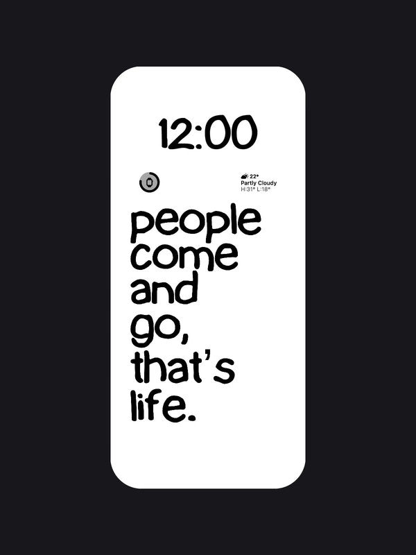 4K HD Wallpaper Background- Thats life for iPhone and Android