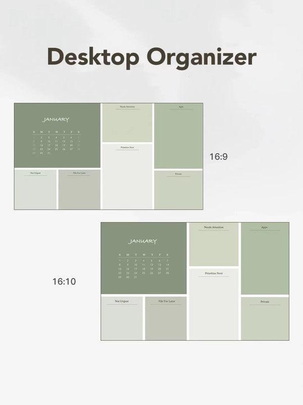 2024 Desktop Wallpaper Organizer Backgrounds HD - Green Refreshment for Win & Mac - TTPOP STUDIO
