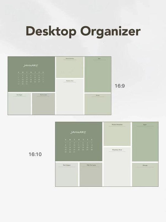 2024 Desktop Wallpaper Organizer Backgrounds HD - Green Refreshment for Win & Mac - TTPOP STUDIO