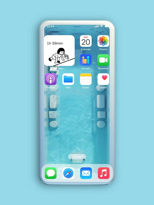 4K HD Wallpaper Background- Blue Pool 1 for iPhone and Android
