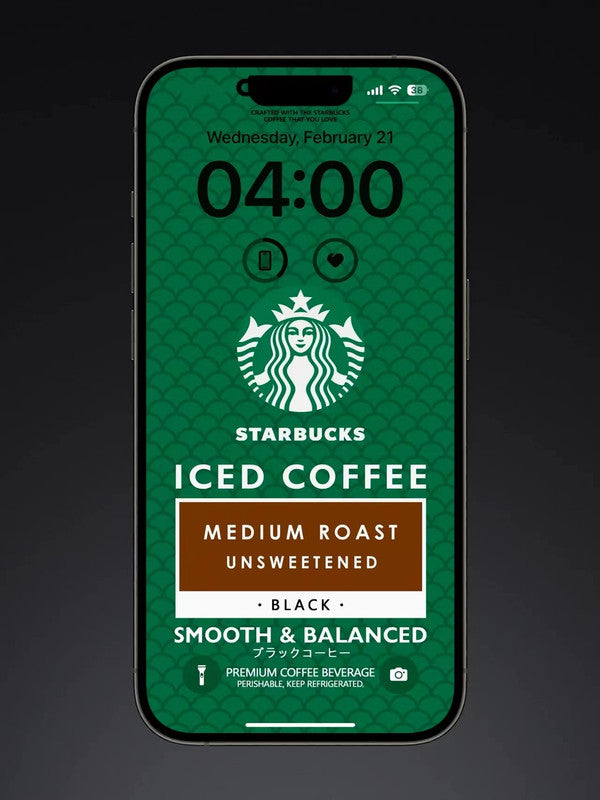 4K HD Wallpaper Background- Starbucks Logo for iPhone and Android