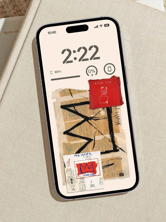 4K HD Wallpaper Background- BASQUIAT Art 2 for iPhone and Android