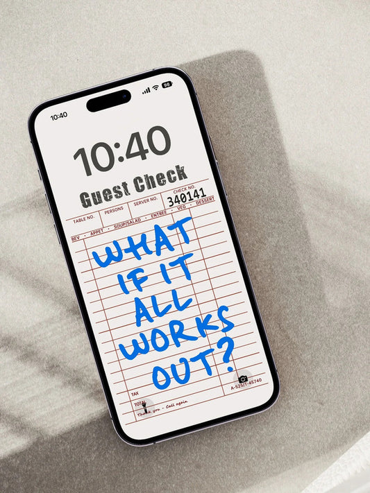 Original 4K HD Wallpaper - What if (Blue)