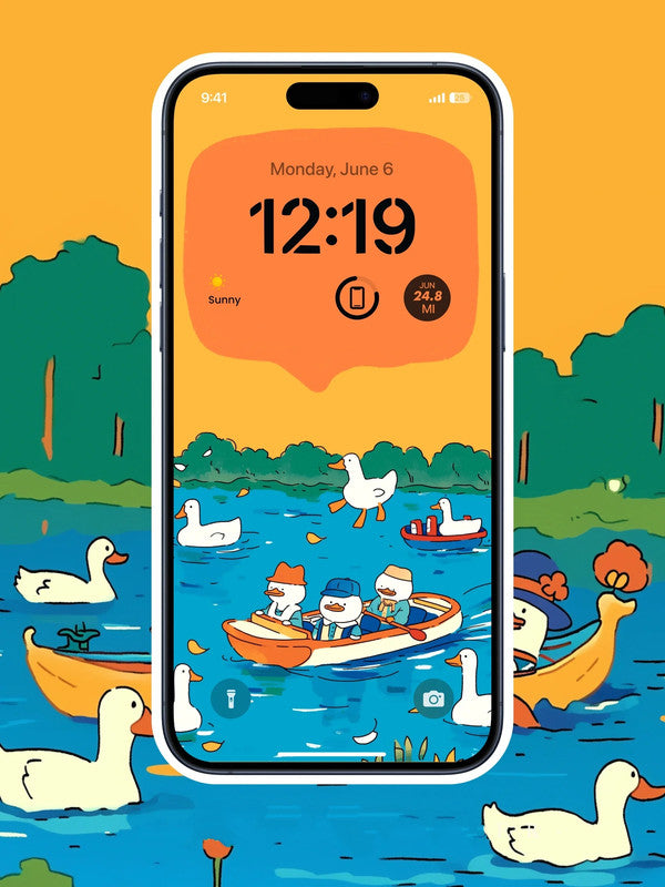 4K HD Wallpaper Background - Spring outing for iPhone and Android