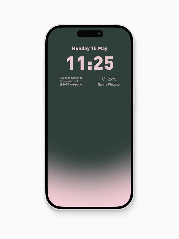 Original 4K HD Wallpaper - Dark Green x Pink