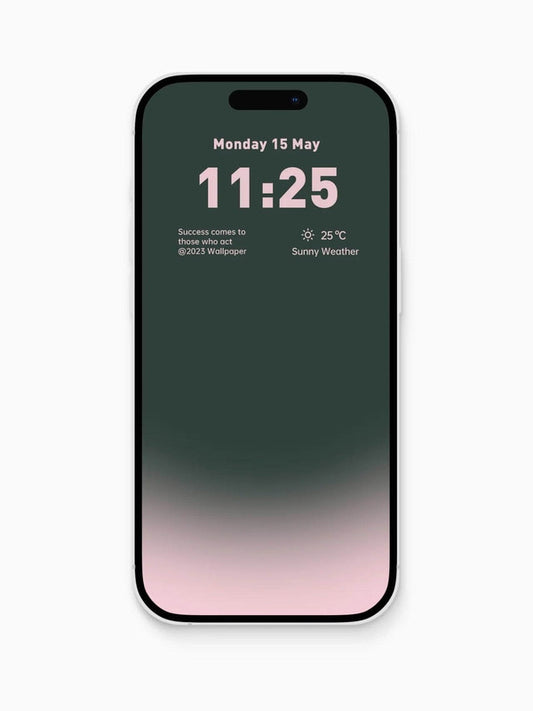 Original 4K HD Wallpaper - Dark Green x Pink