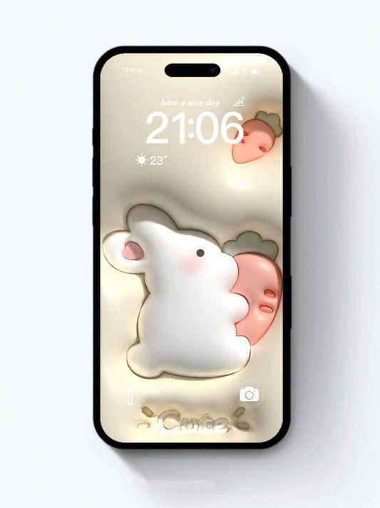 Original 4K HD Wallpaper - A 3D Rabbit