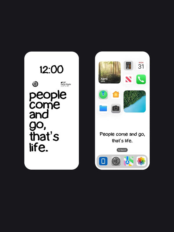 4K HD Wallpaper Background- Thats life for iPhone and Android