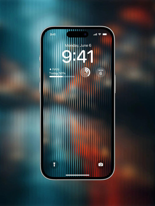4K HD Wallpaper Background - Glaze glass for iPhone and Android