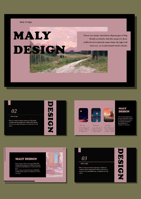 PPT Template Background Design - STELLAR