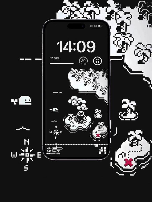 4K HD Wallpaper Background - A vintage pixel game