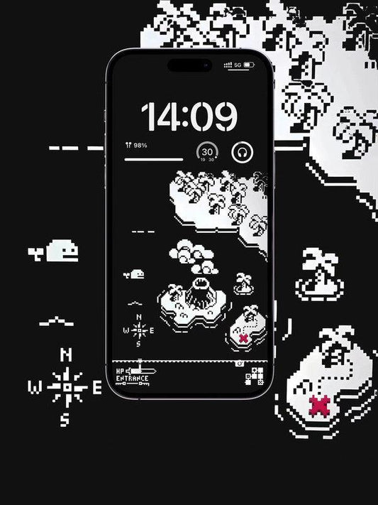 4K HD Wallpaper Background - A vintage pixel game