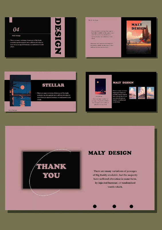 PPT Template Background Design - STELLAR