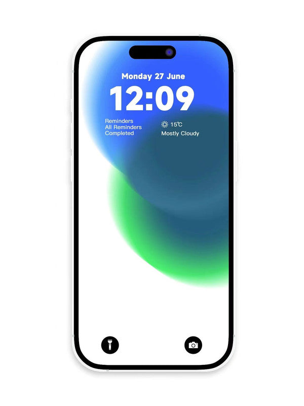 Original 4K HD Wallpaper - Gradient green and blue for iPhone and Android