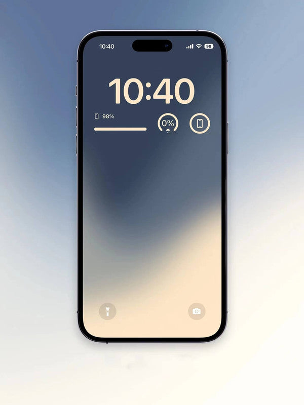 Original 4K HD Wallpaper -FadeBlue x Light Gold