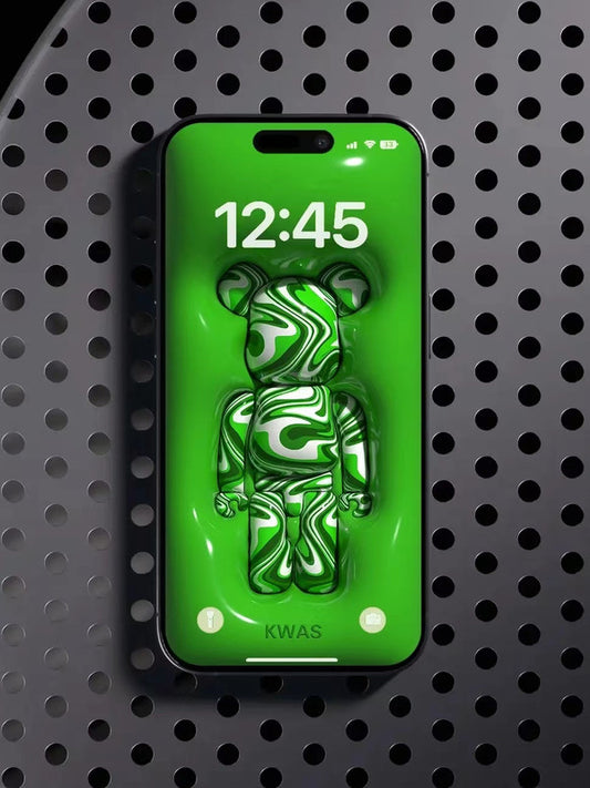 Origianl 4K HD Wallpaper - Green KWAS for iPhone and Android