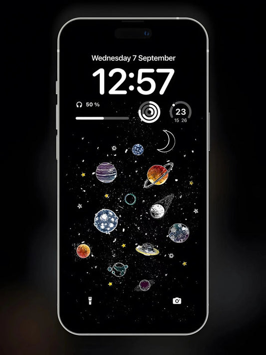 4K HD Wallpaper Background- Planet Group for iPhone and Android