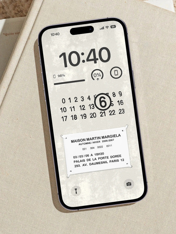 4K HD Wallpaper Background- Maison Margiela for iPhone and Android