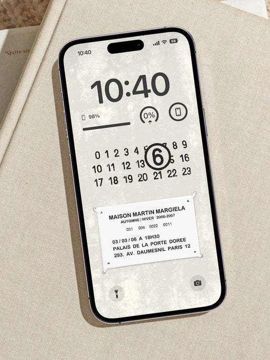 4K HD Wallpaper Background- Maison Margiela for iPhone and Android