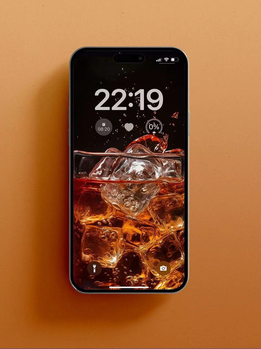 Original 4K HD Wallpaper - Whiskey on the rocks for iPhone and Android