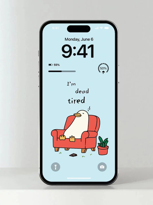 Original 4K HD Wallpaper - A Tired Duck