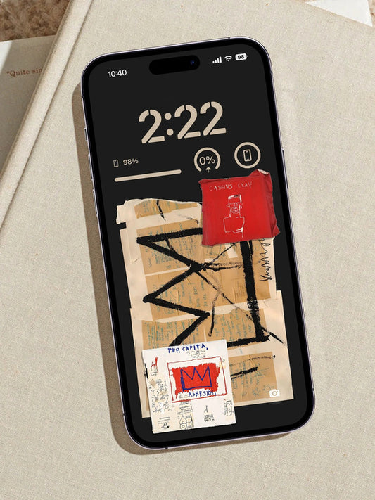 4K HD Wallpaper Background- BASQUIAT Art 2 for iPhone and Android
