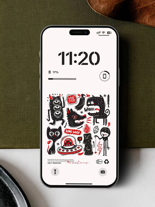 Fond d'écran 4K HD - Petits Monstres 1 pour iPhone et Android