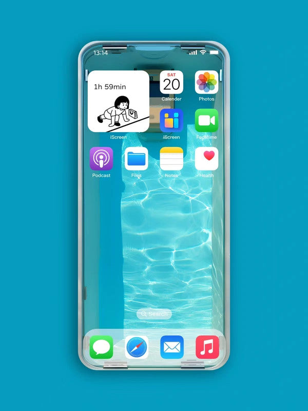 4K HD Wallpaper Background- Blue Pool 2 for iPhone and Android
