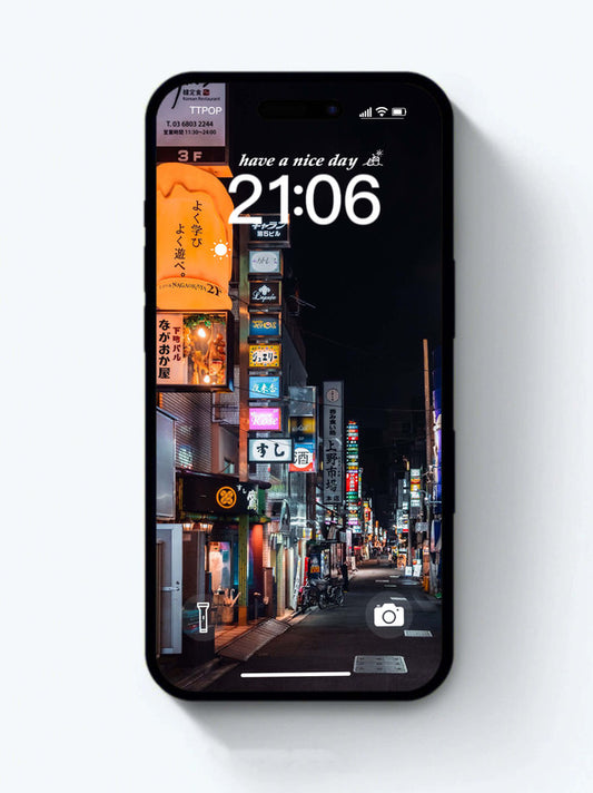 Original 4K HD Wallpaper - Late Night Japanese Street