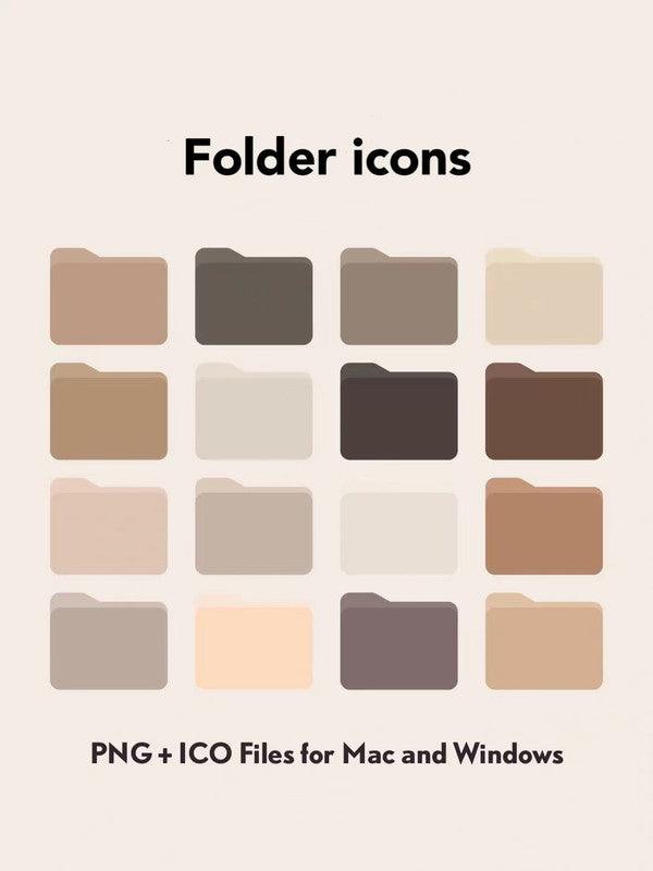 Desktop Organizer Aesthetic Backgrounds HD - Brown serenity for Win & Mac