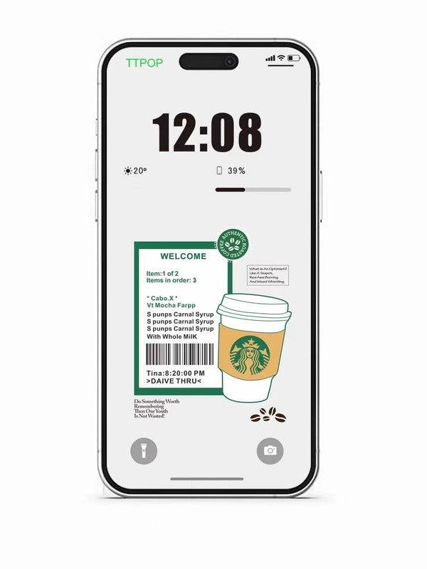 Original 4K HD Wallpaper - A Starbucks receipt