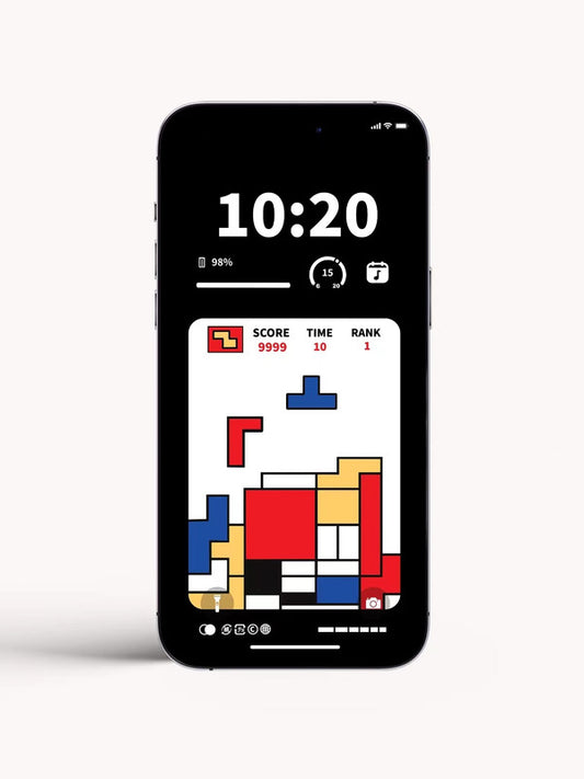 4K HD Wallpaper Background- Rubik's Tetris for Phone and Pad