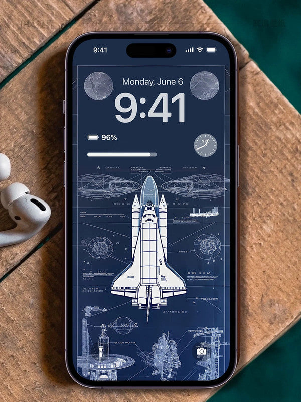 Original 4K HD Wallpaper - Spaceplane for iPhone and Android