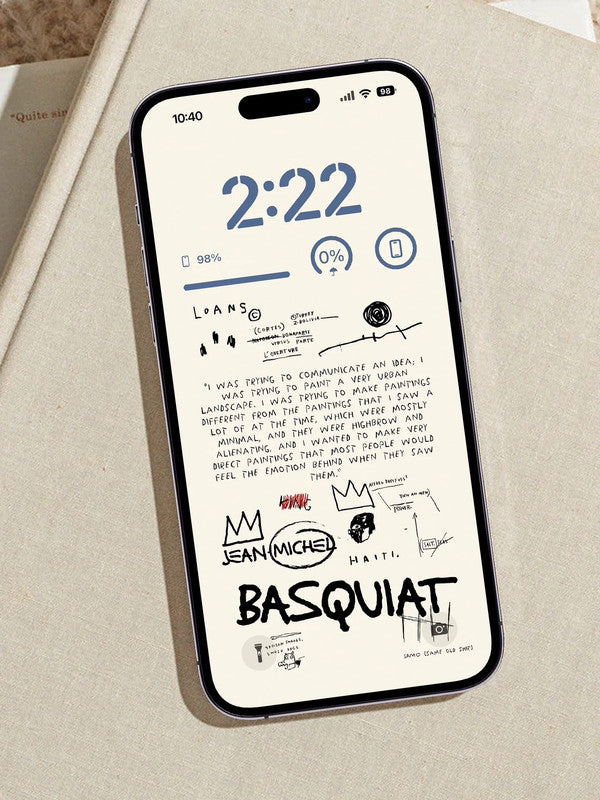 4K HD Wallpaper Background- BASQUIAT Art 3 for iPhone and Android