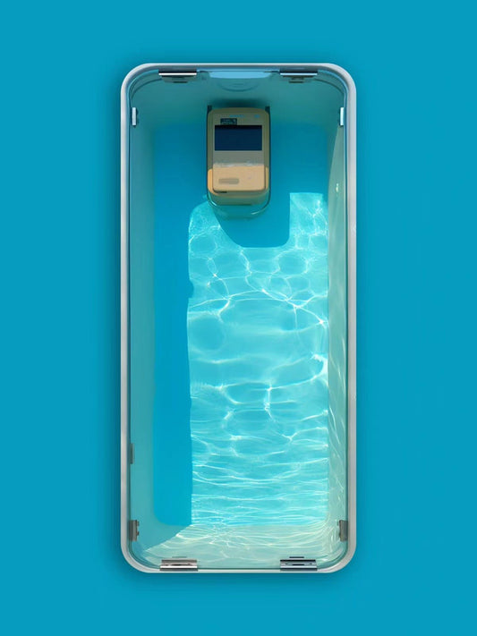4K HD Wallpaper Background- Blue Pool 2 for iPhone and Android